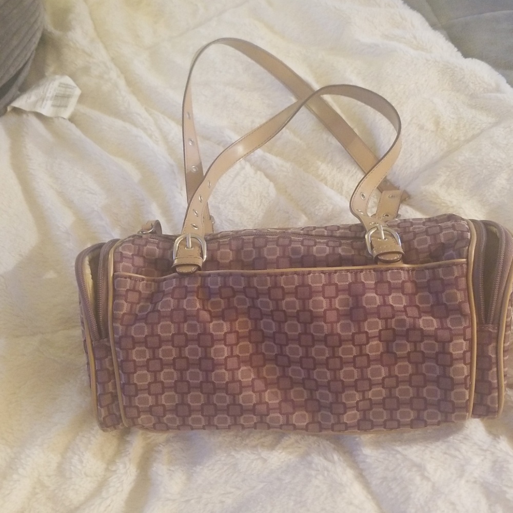 Nine west canvas bag with lots of storage
